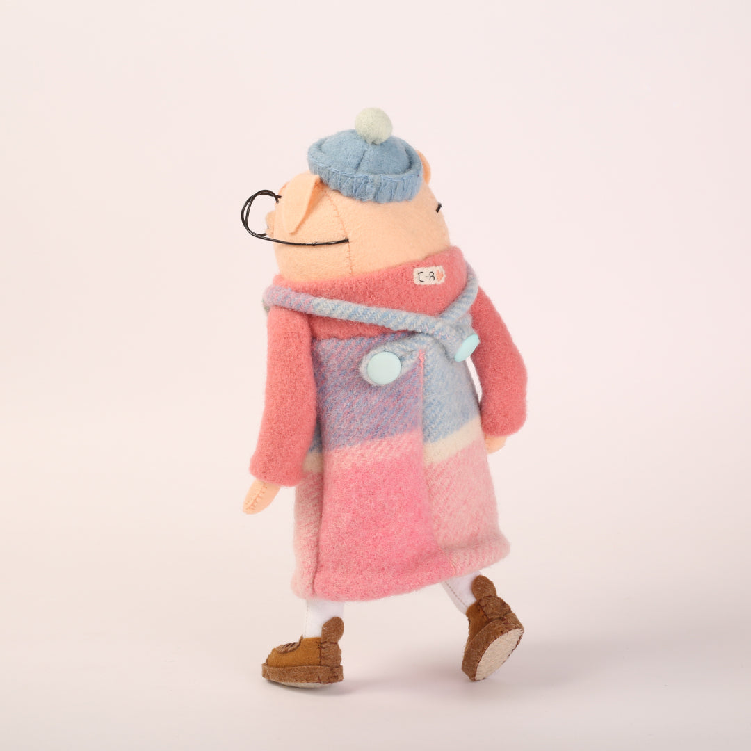 猫うさぎ - ピッグインブランケット(ダンガリー)