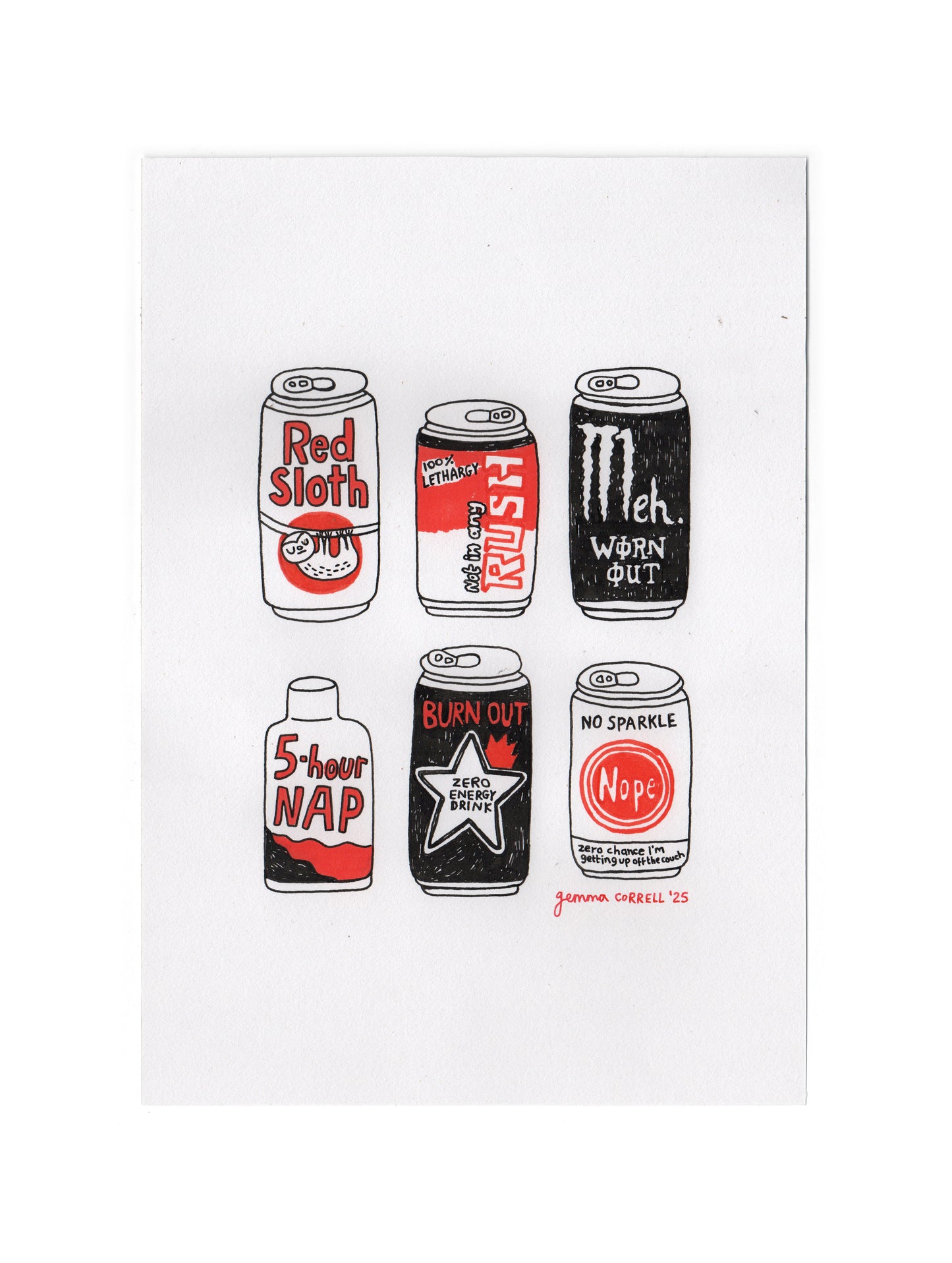 Gemma Correll - No Energy Drinks