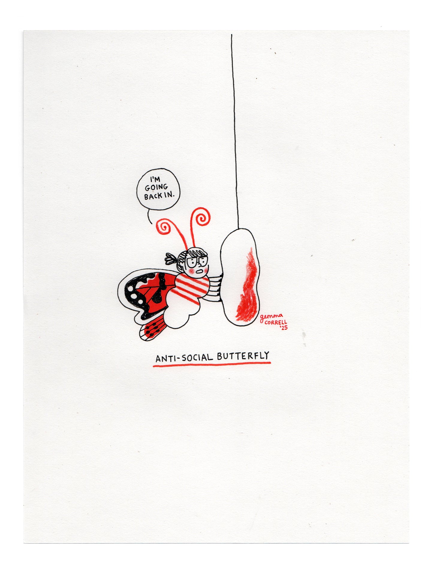 Gemma Correll - Anti-social Butterfly