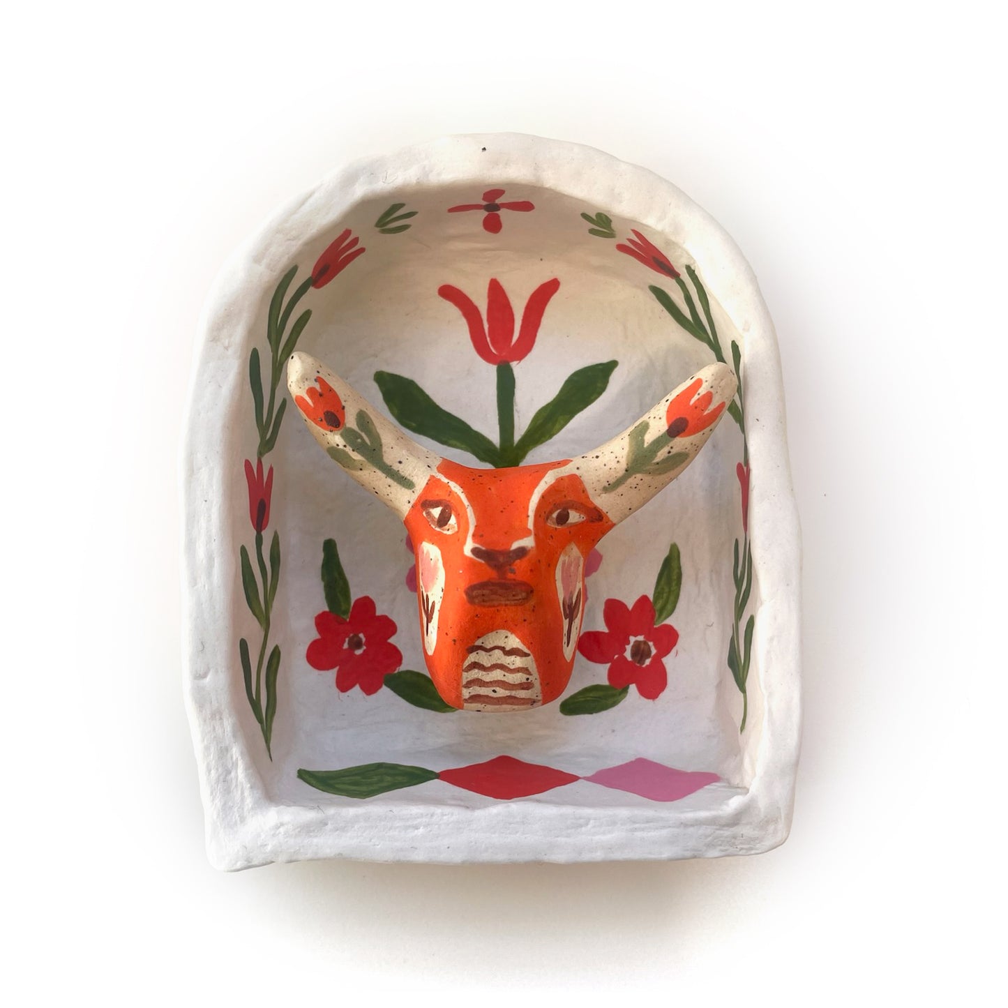 Corinne Lent - Orange Bull Shrine