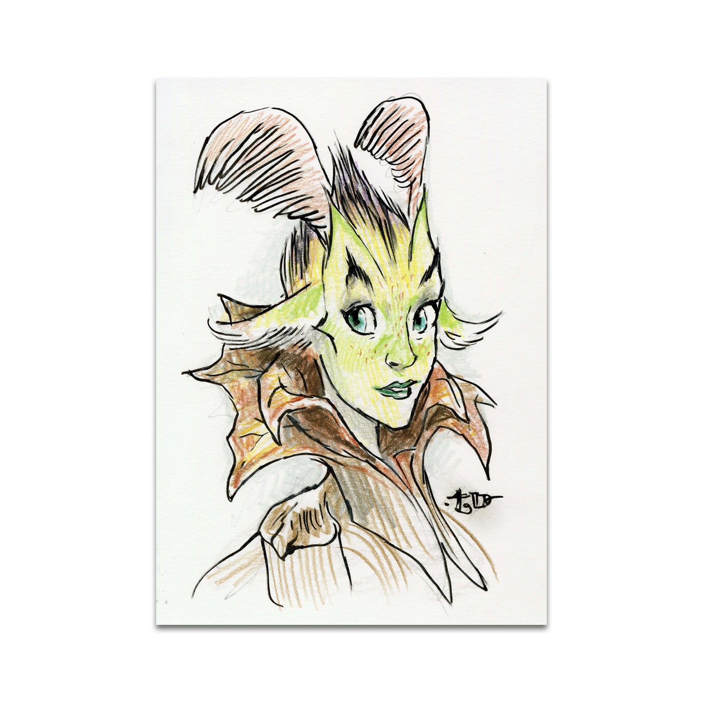P10 - Tony DiTerlizzi Postcard 1