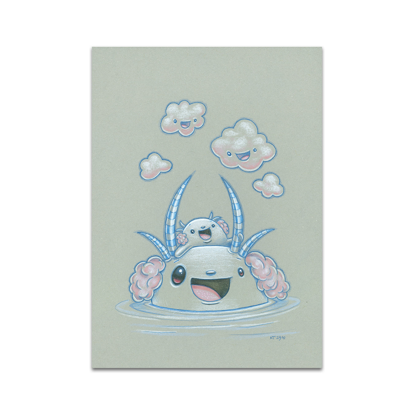 P8 - かわいい死後硬直ポストカード 1