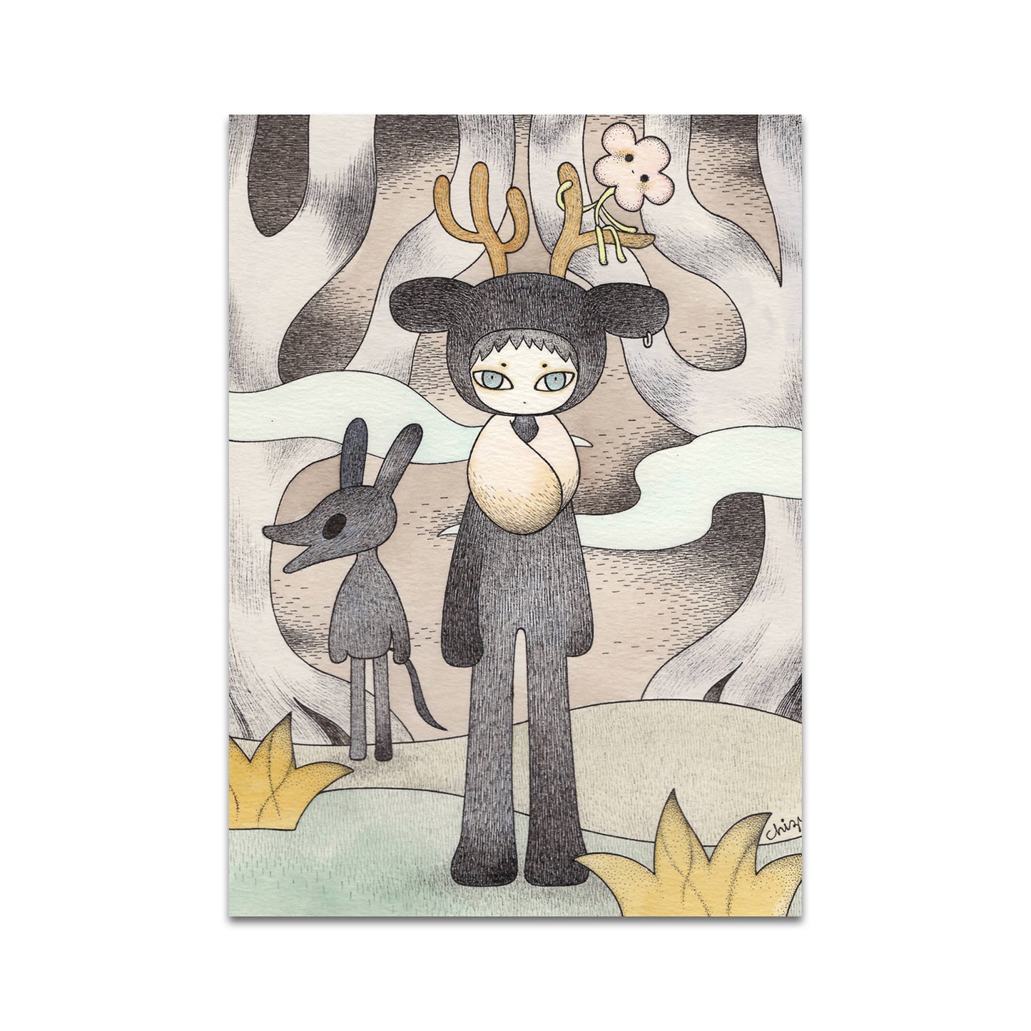 P9 - 和田千津ポストカード1