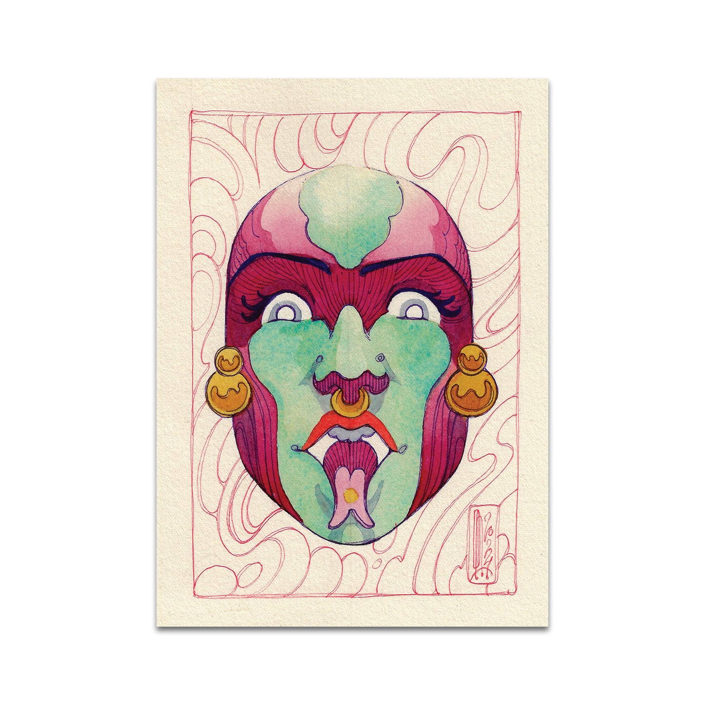 P9 - アンバー・スカイ・アルコック ポストカード 1