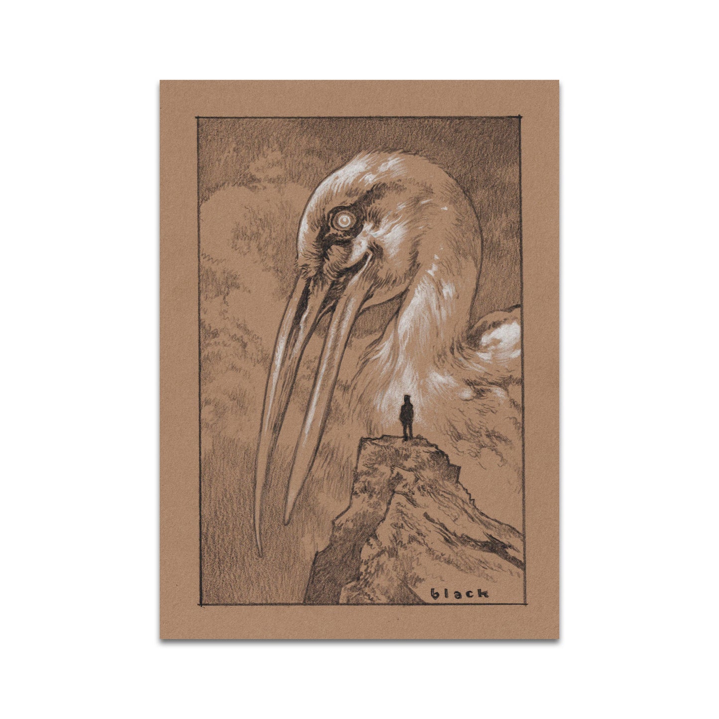 P9 - Steven Russell Black Postcard 1