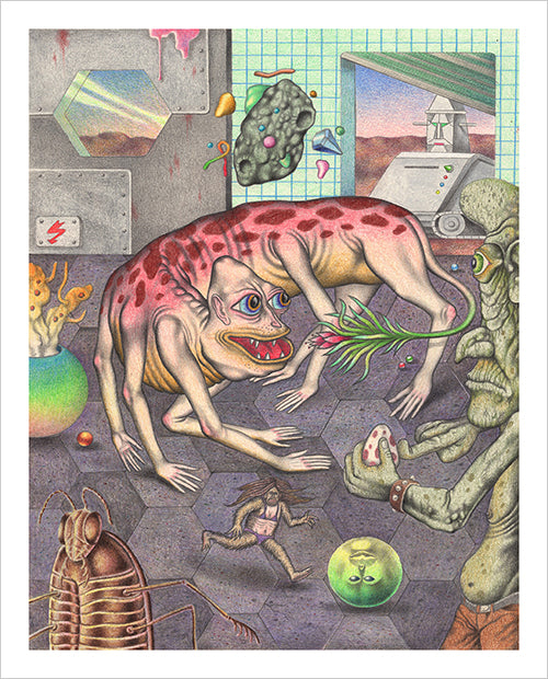 Davor Gromilovic - Do You Want to Put This Melektenjals Egg Into Incubator Print