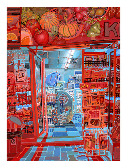 Heartslob - Warm Night, Cool Market Print