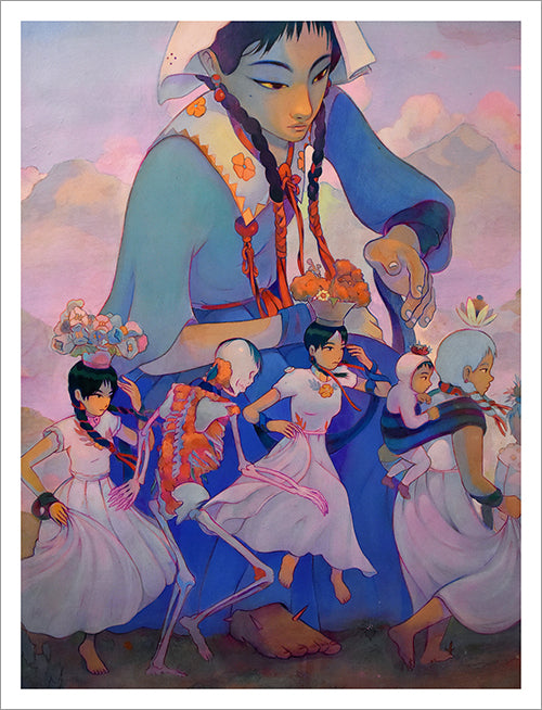 Jesus Benitezf - Cancion Mixtecal Print