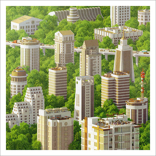 Kidfue - City Scape Print