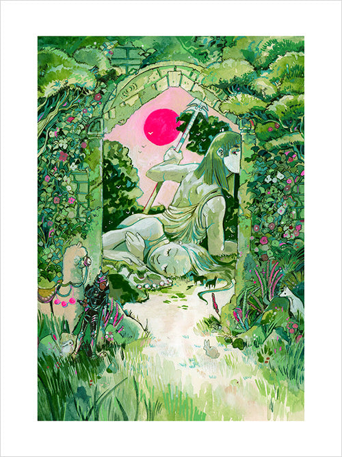 Molly Mendoza - Sculpture Garden Print