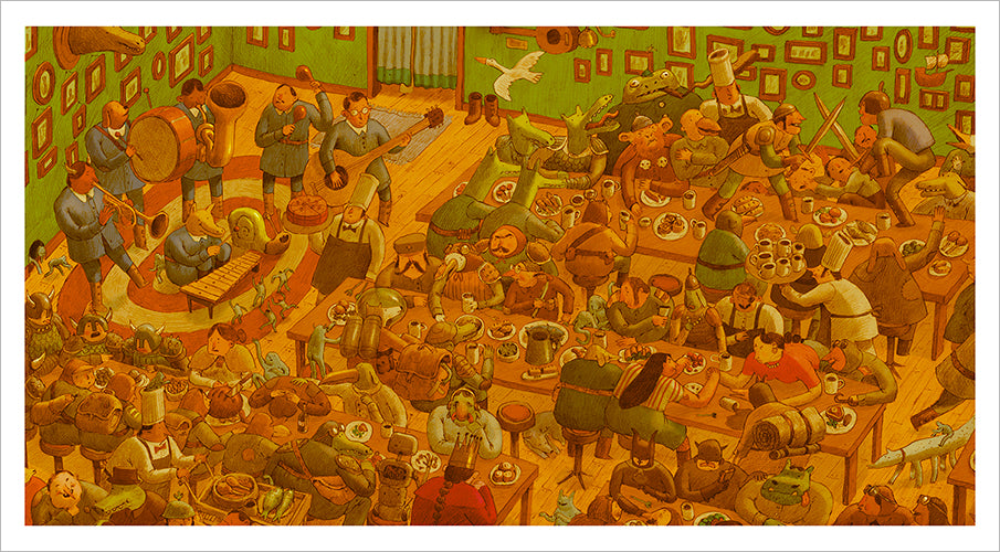Nik Henderson - The Feast Print