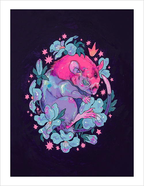 ニキー・モテカレム - 暗闇の中で私を探すために目を凝らすプリント