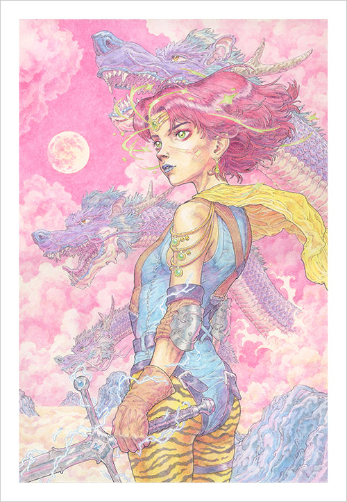 beachghost - The Dragon Queen Print