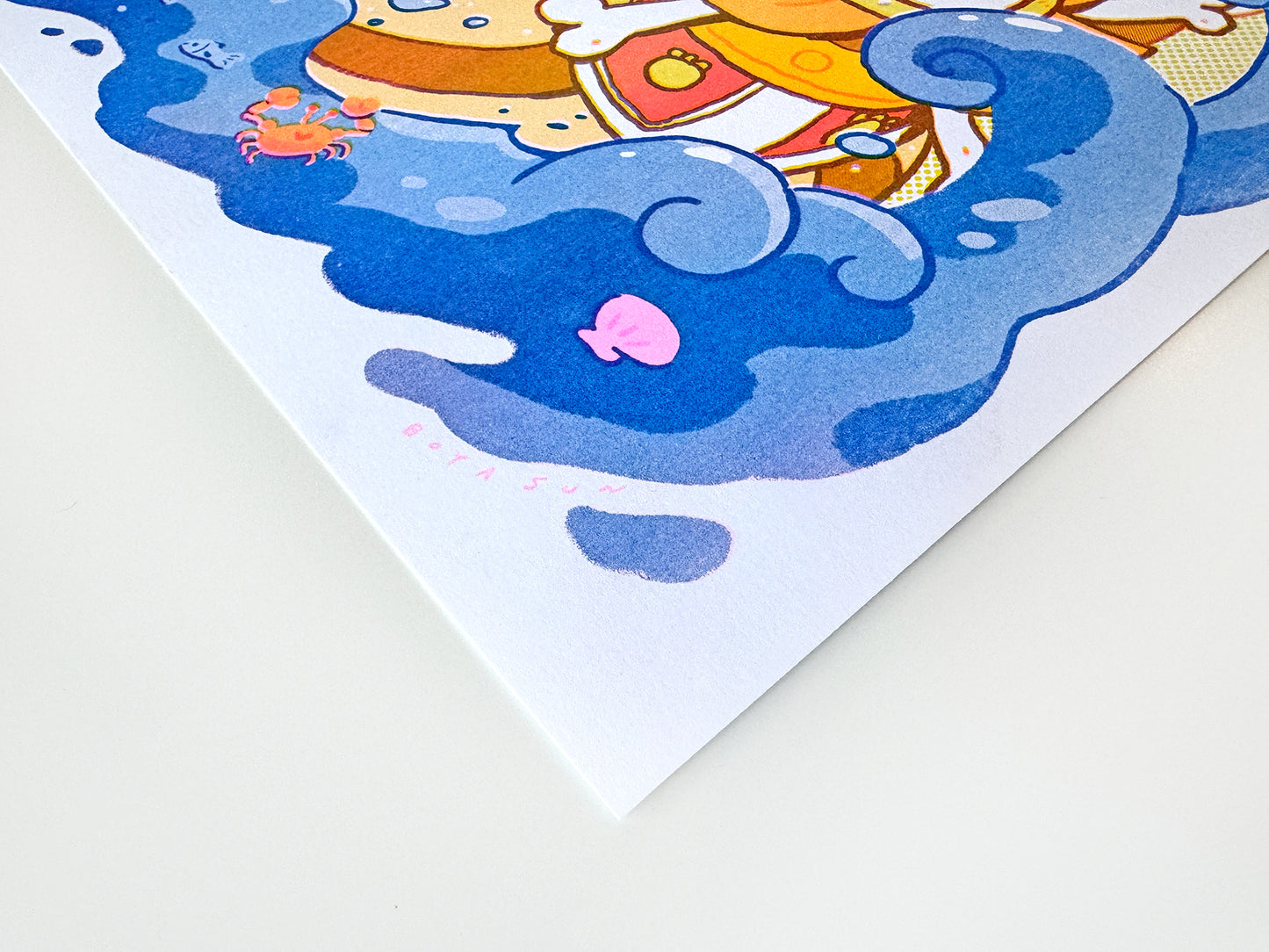 Boya Sun - One Piece Risograph