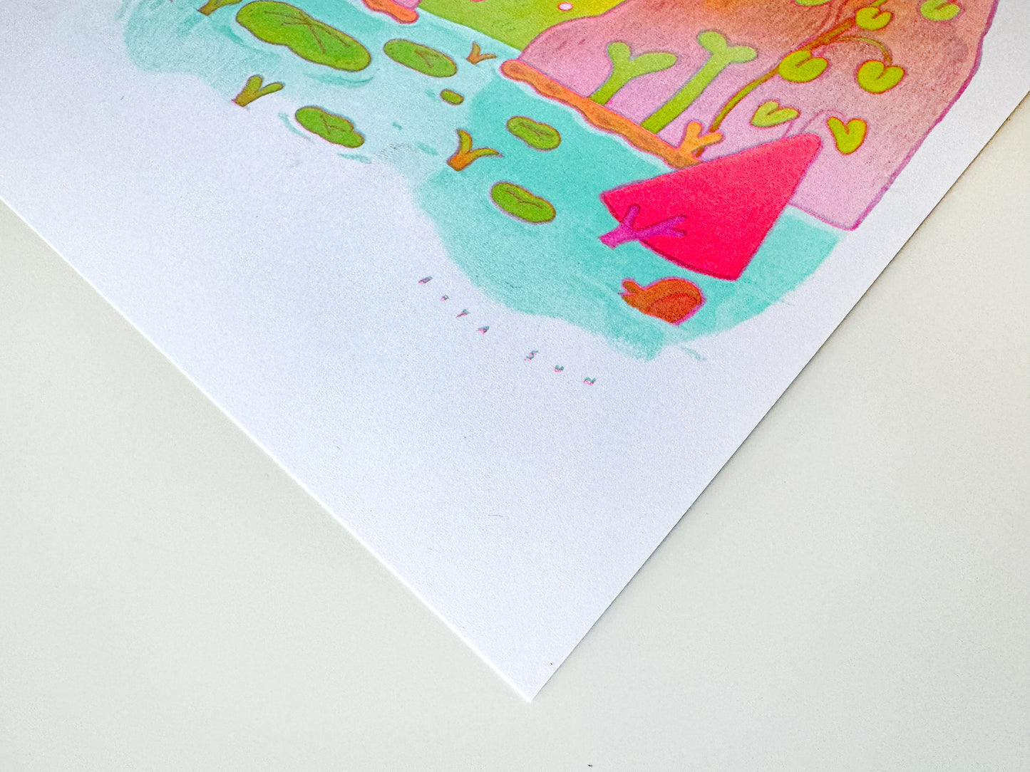 Boya Sun - Over the Garden Wall Risograph