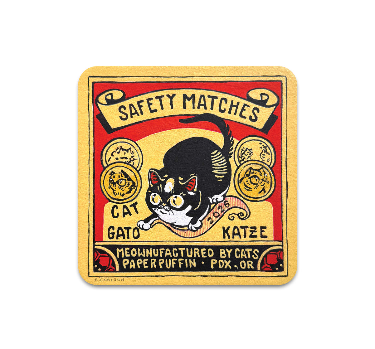 S11 Paper Puffin - Coaster 2