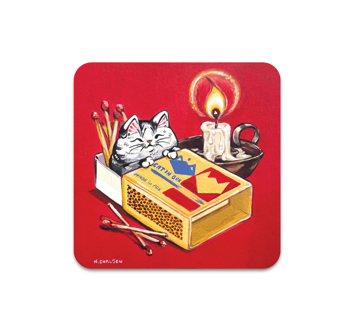 S11 Paper Puffin - Coaster 4