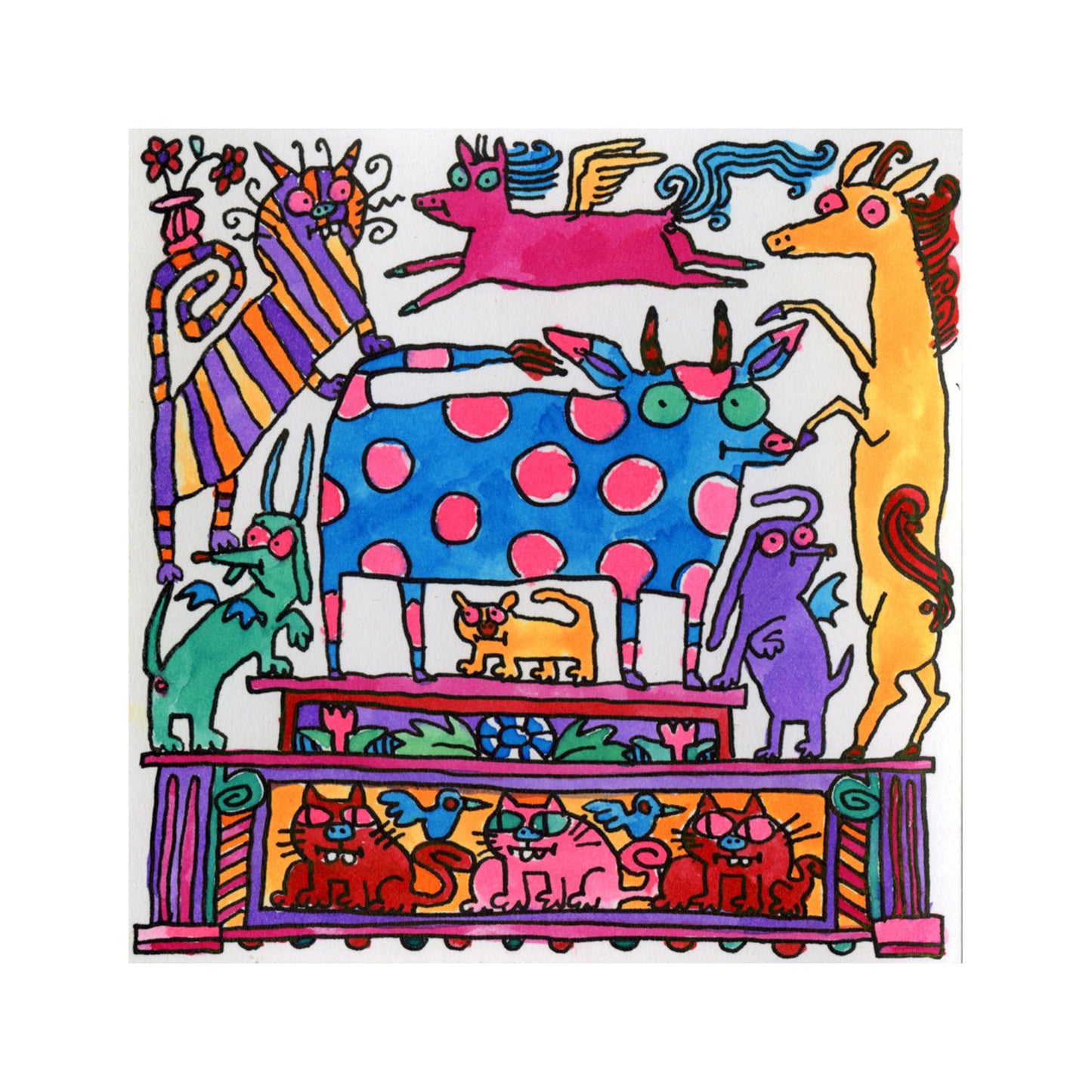 gentle thrills - Blue Cow