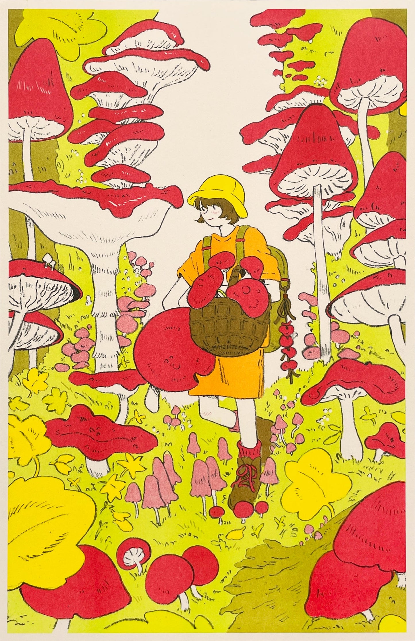 パラキッド - キノコの道リソグラフ