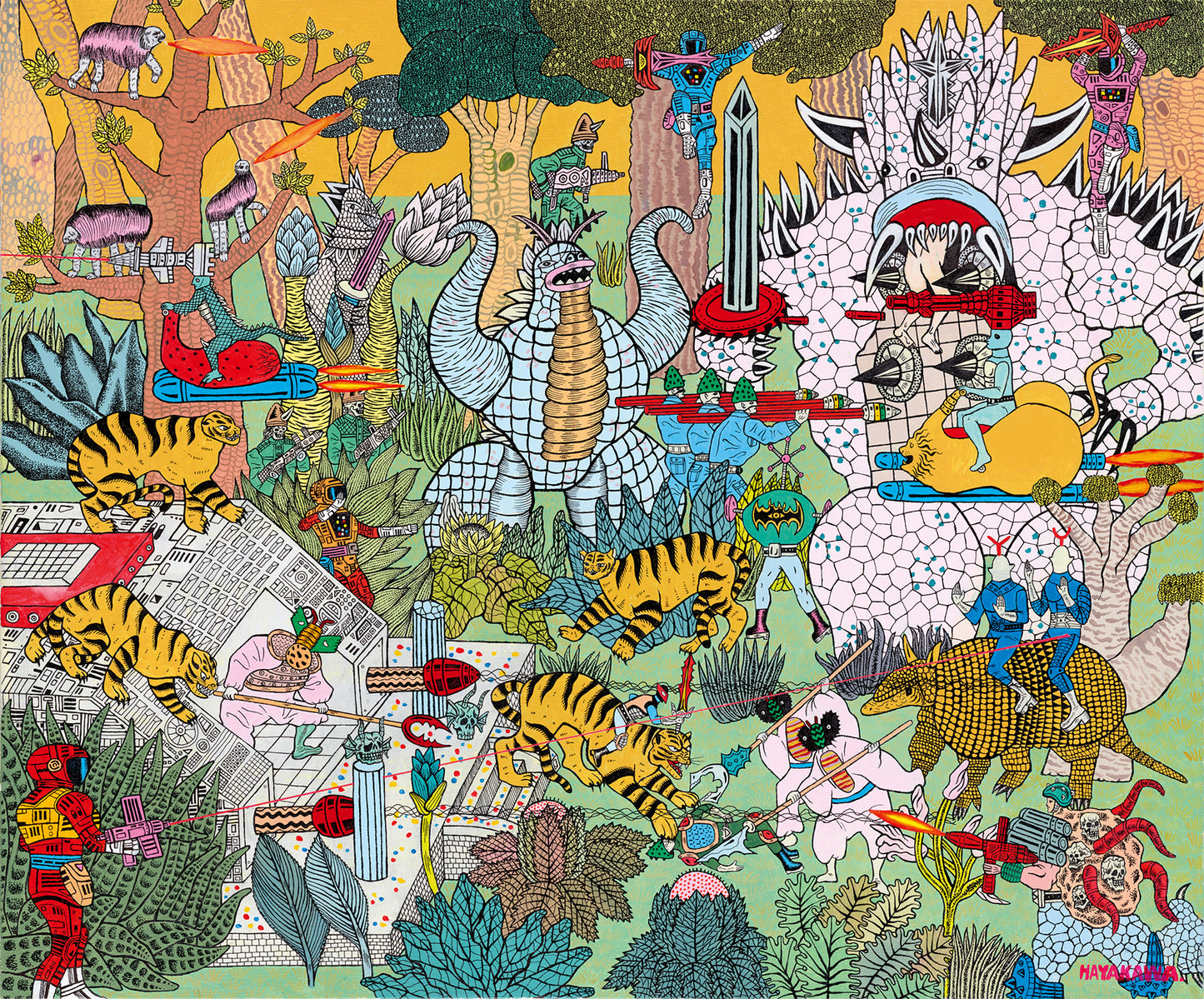 Motohiro Hayakawa - Jungle Monster vs Superhero