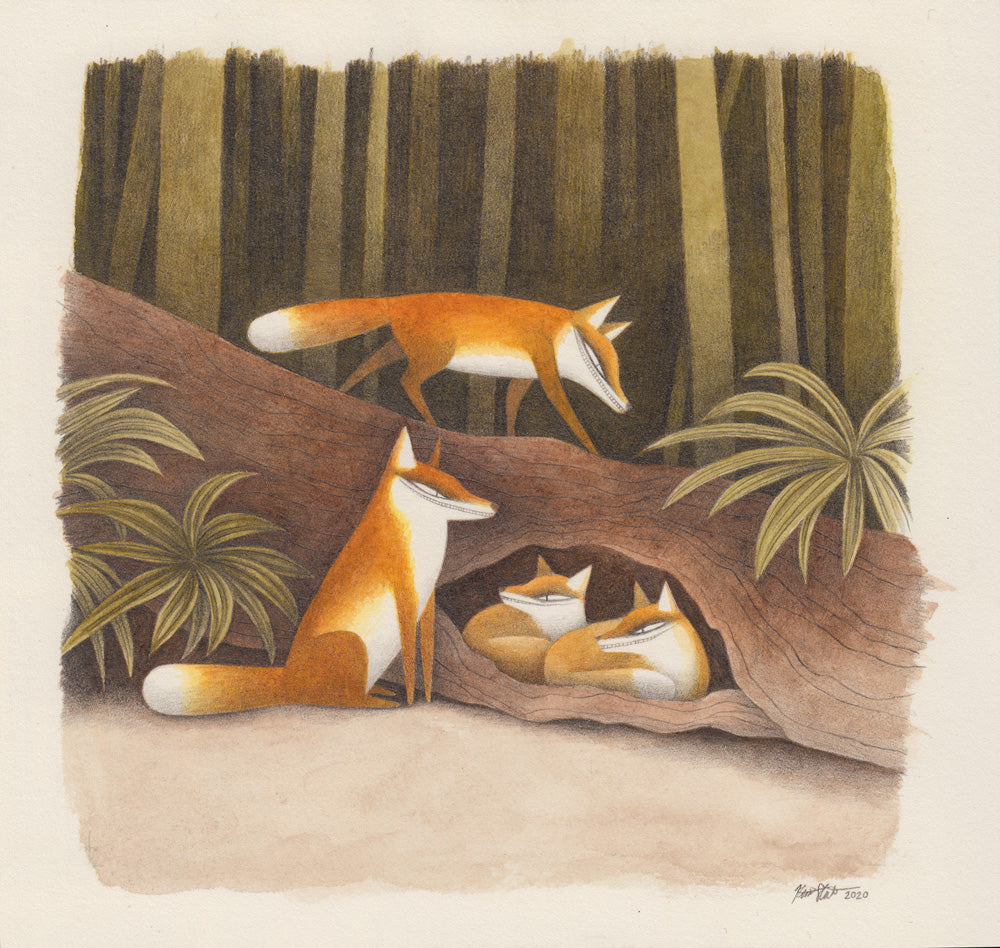 Kim Slate - Four Foxes