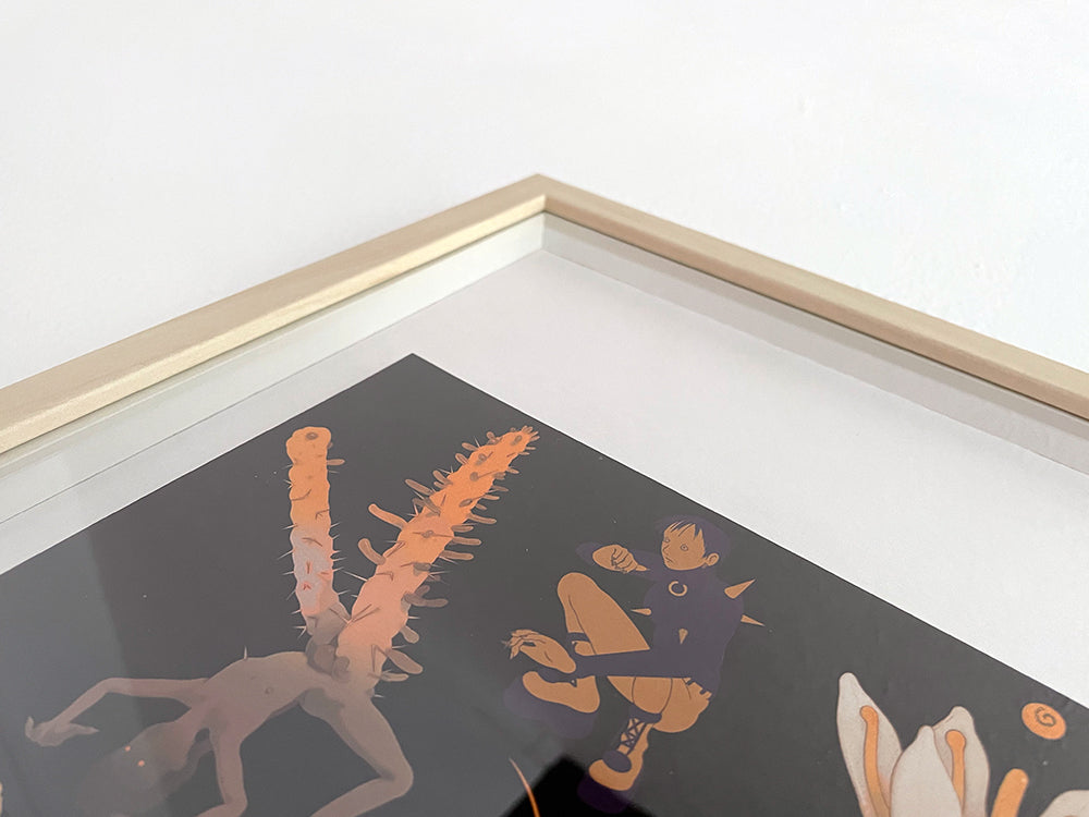 Jesus Benitezf - Code X Framed Print