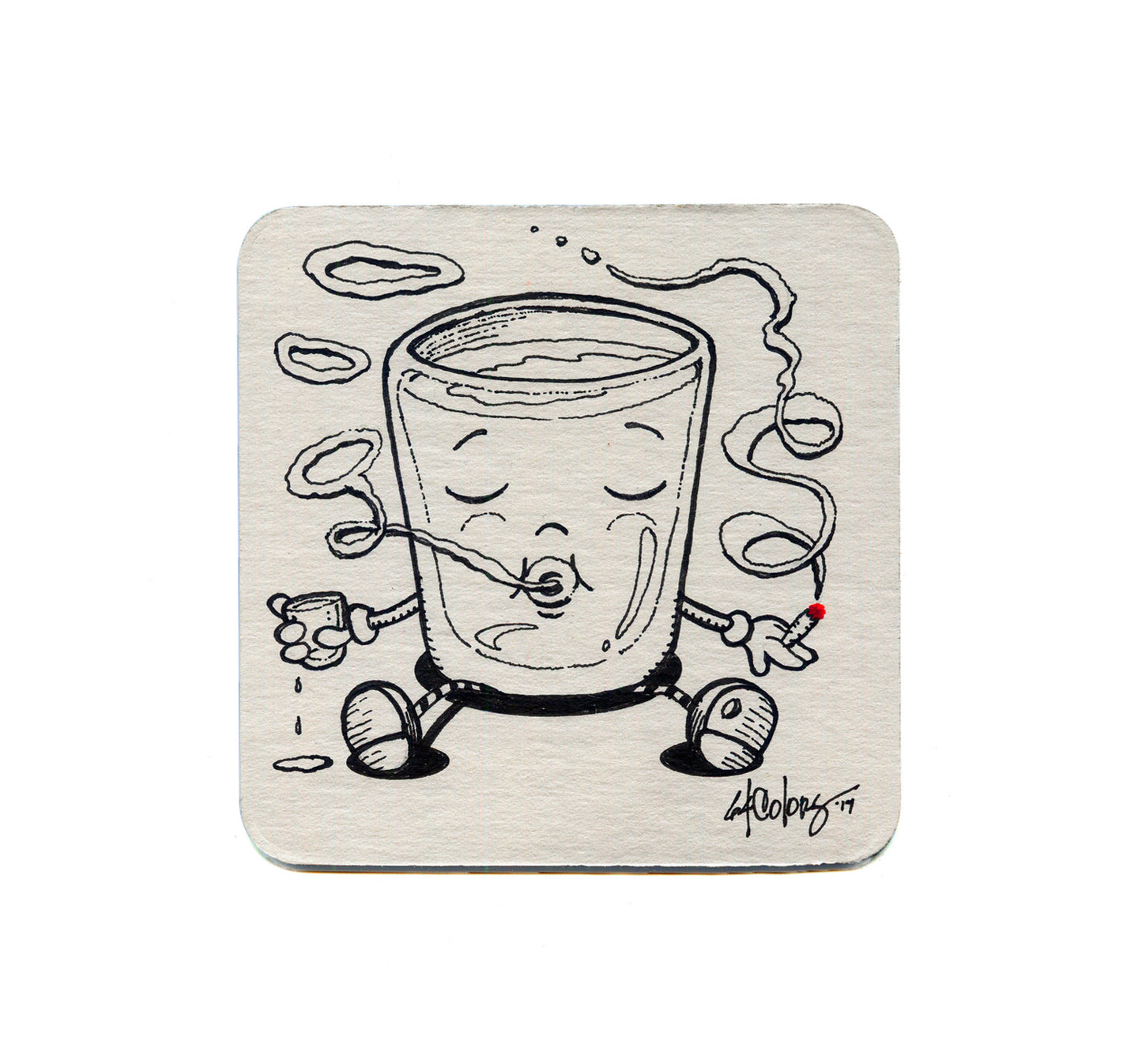 S2 64 Colors - Shot Puff 04 Coaster