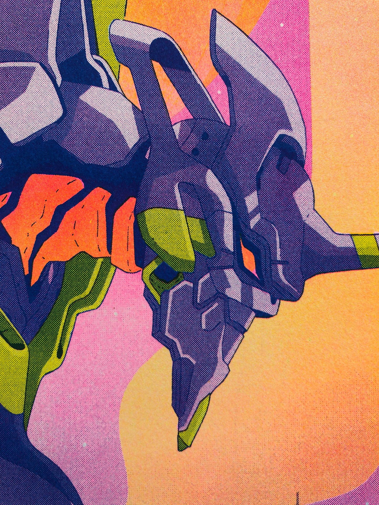 Boya Sun - Evangelion Risograph
