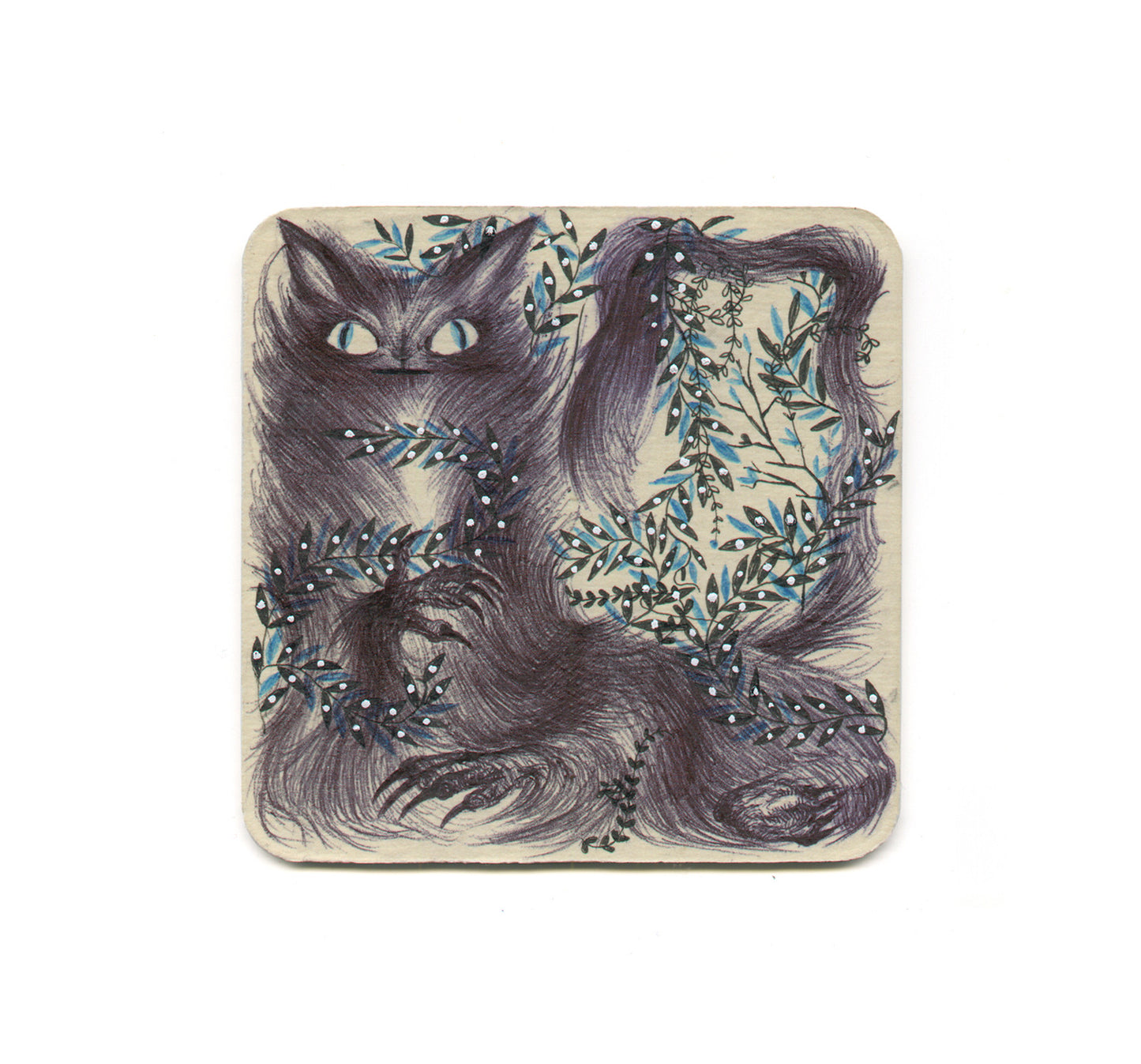 S1 キャサリン・ホー - マジェスティック グレー コースター