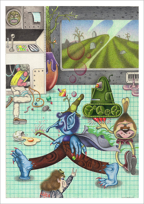 ダヴォル・グロミロヴィッチ - ウィザード研究所とその友人たち プリント