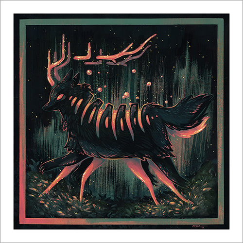 ファウンウッド - ファーコートプリント