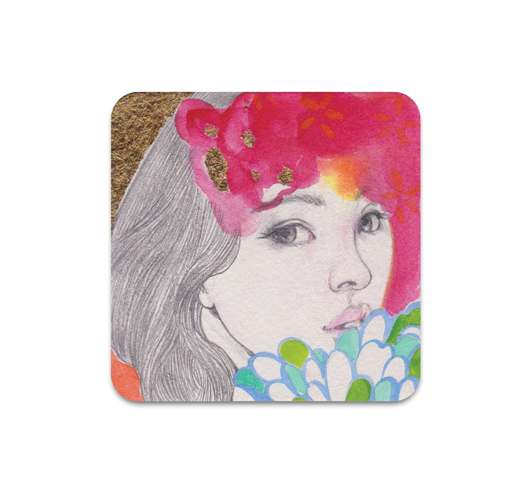 S3 Helice Wen - Pattern Square #3 Coaster