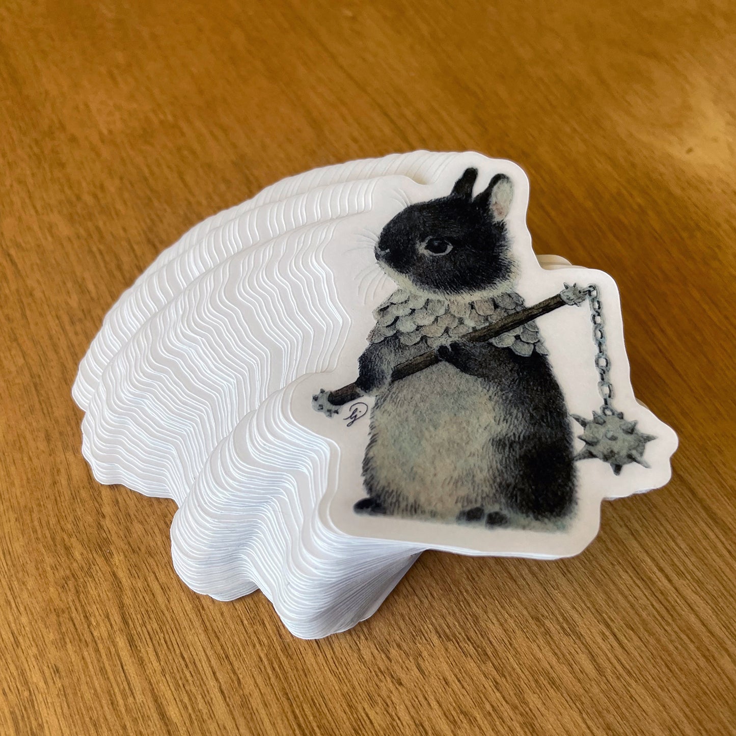 リリー・セイカ・ジョーンズ - モーニングスターバニーステッカー