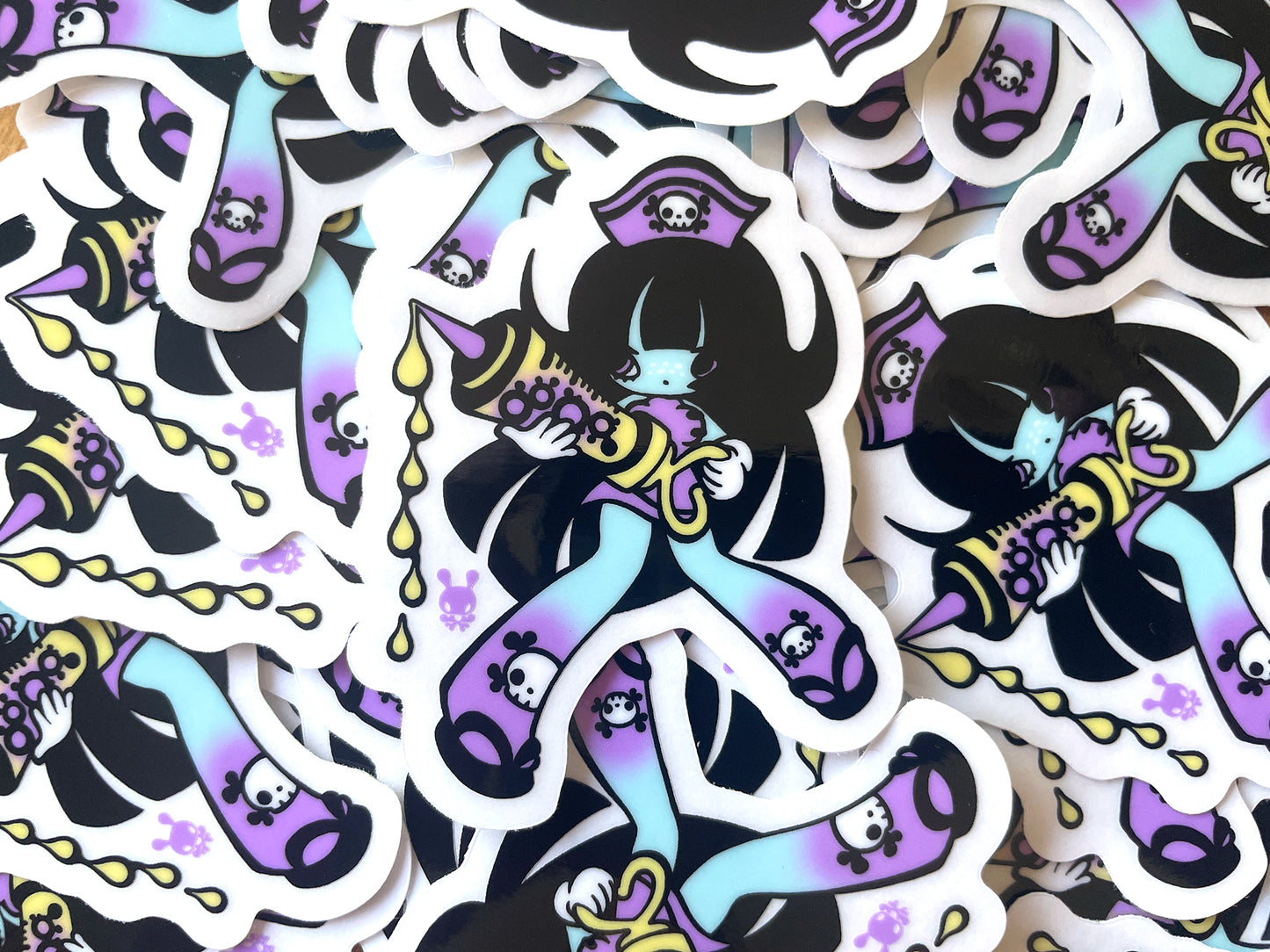 Junko Mizuno - Nurse 4" Sticker