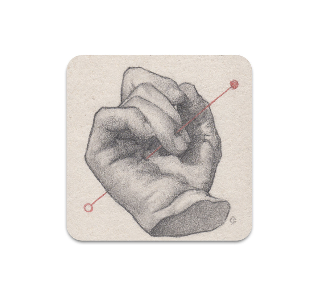 S3 James Taylor Gray - Untitled 2 Coaster