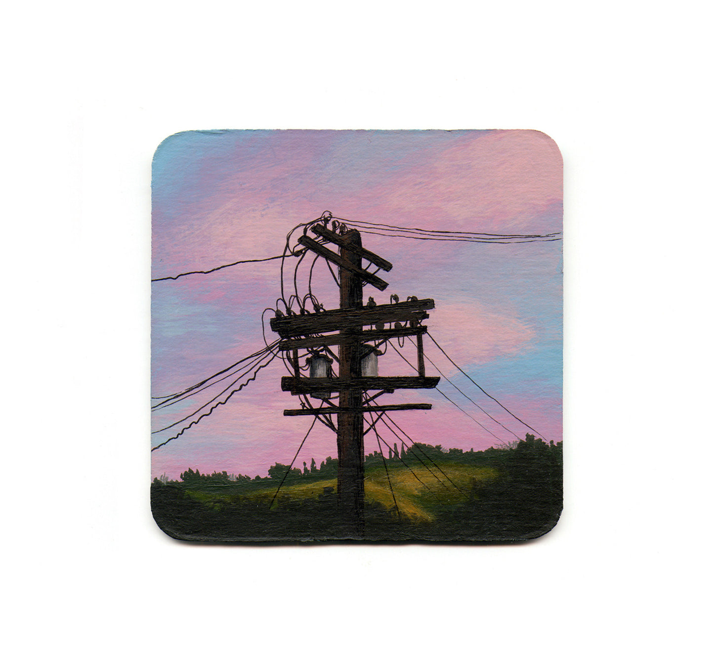 S1 Jaya Nicely - Highland Sunset Coaster