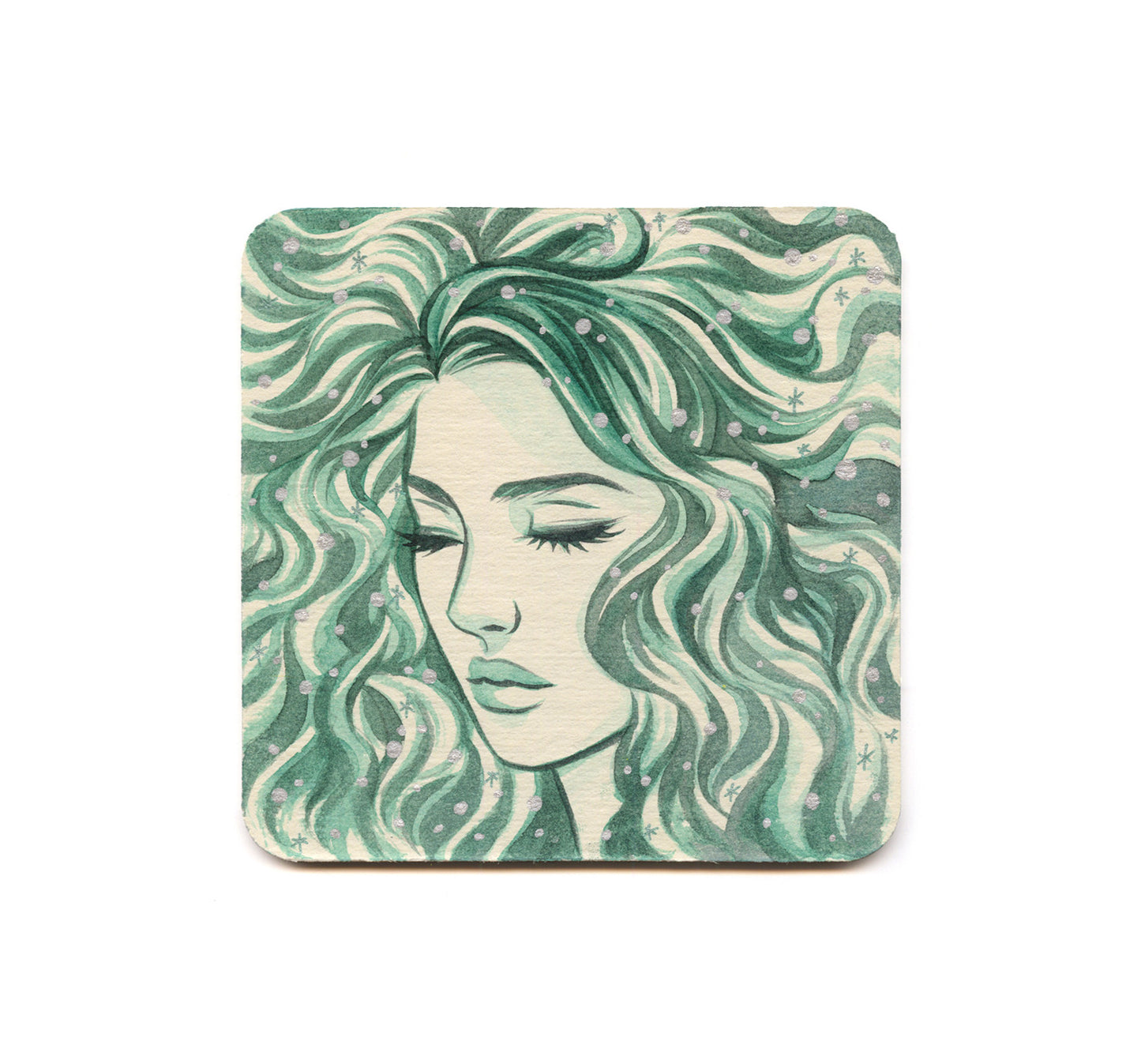 S1 Jen Bartel - Green Coaster