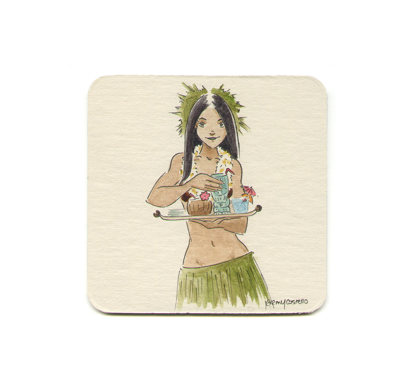S1 Jeremy Costello - Tiki Temptress Coaster