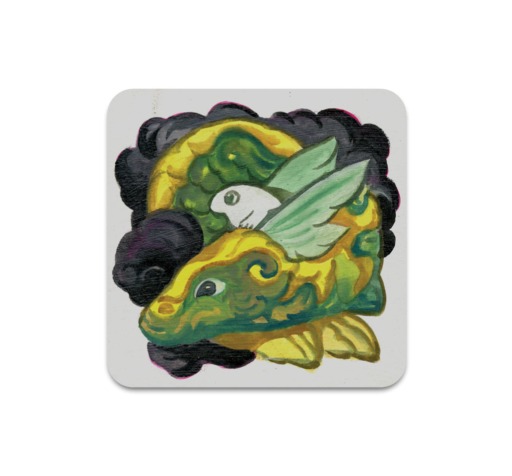 S3 Julie Benbassat - Shy Friends Coaster