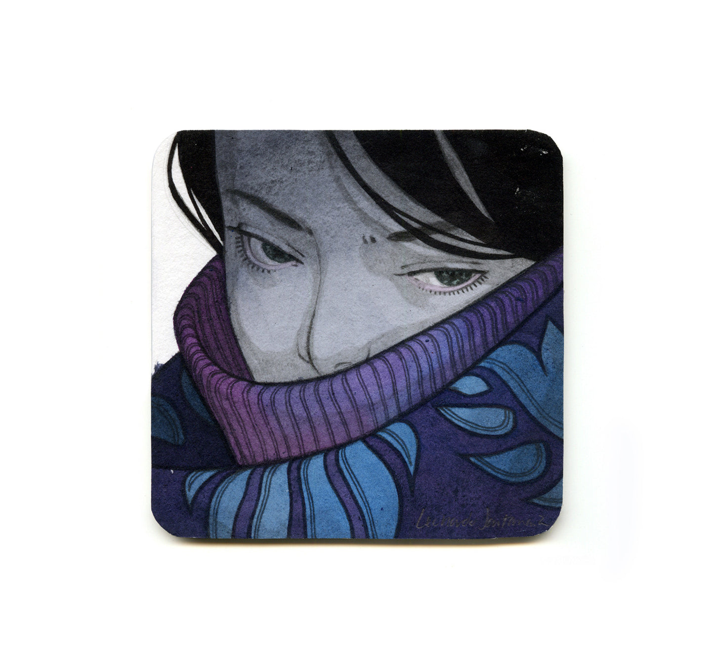 S1 Leonardo Santamaria (Untitled 1) Coaster