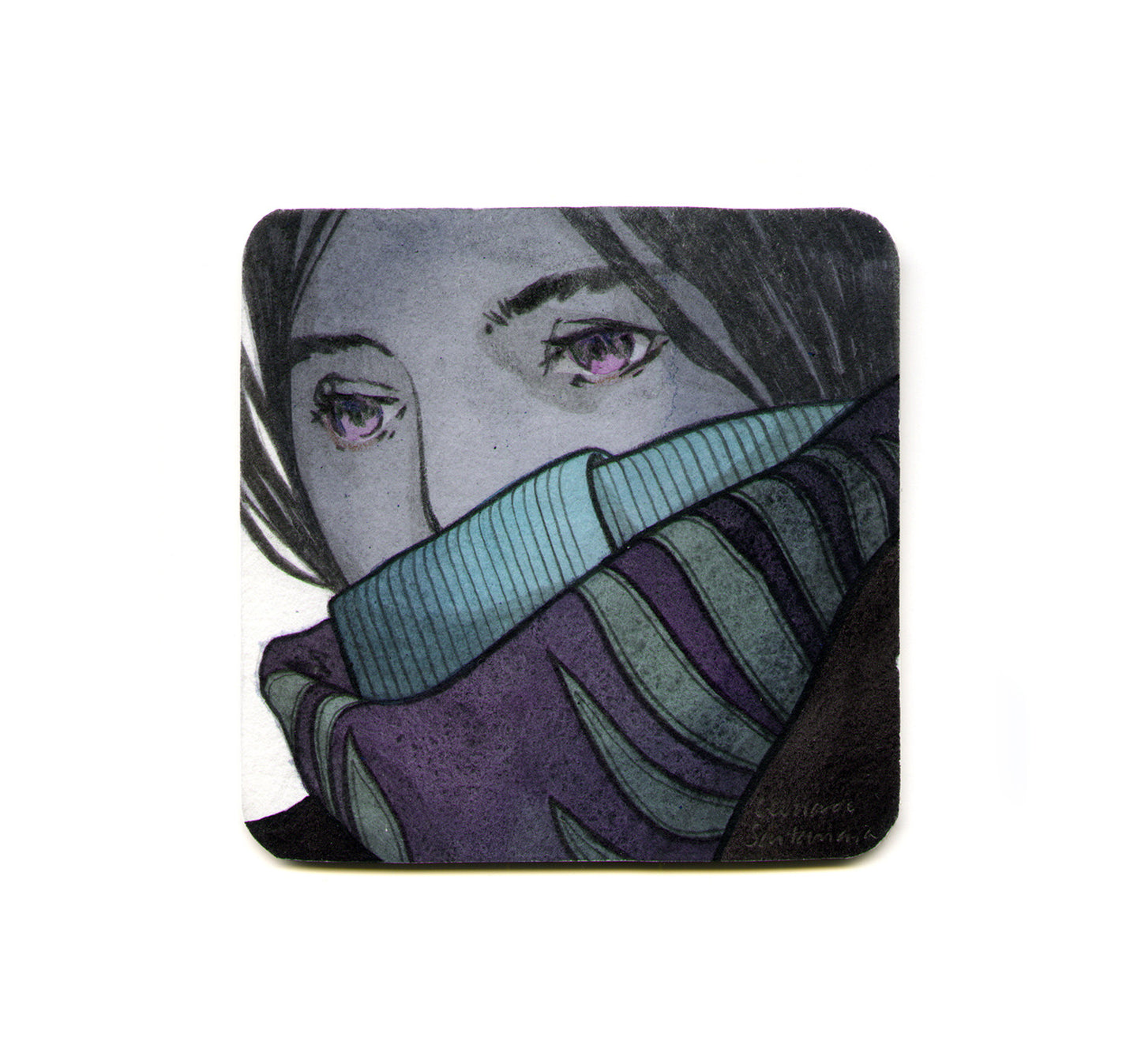 S1 Leonardo Santamaria (Untitled 4) Coaster