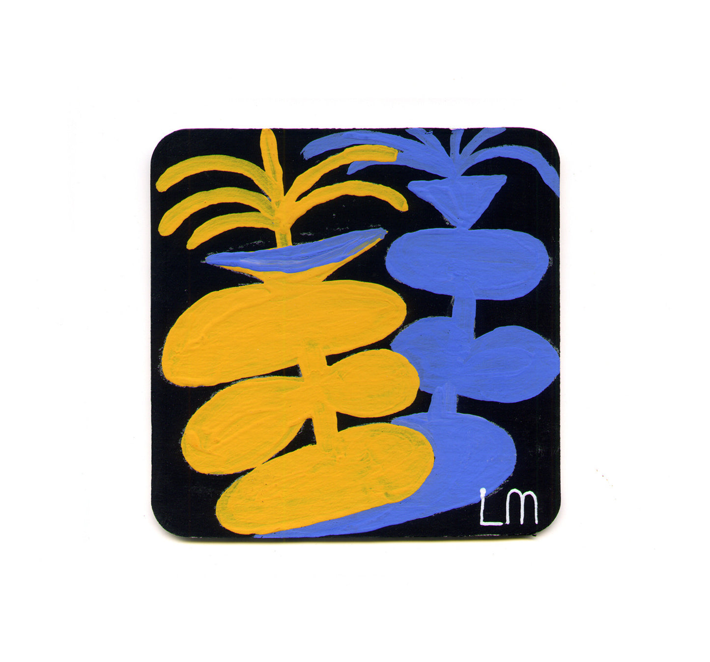 S1 Llew Mejia - Plant At Night Coaster