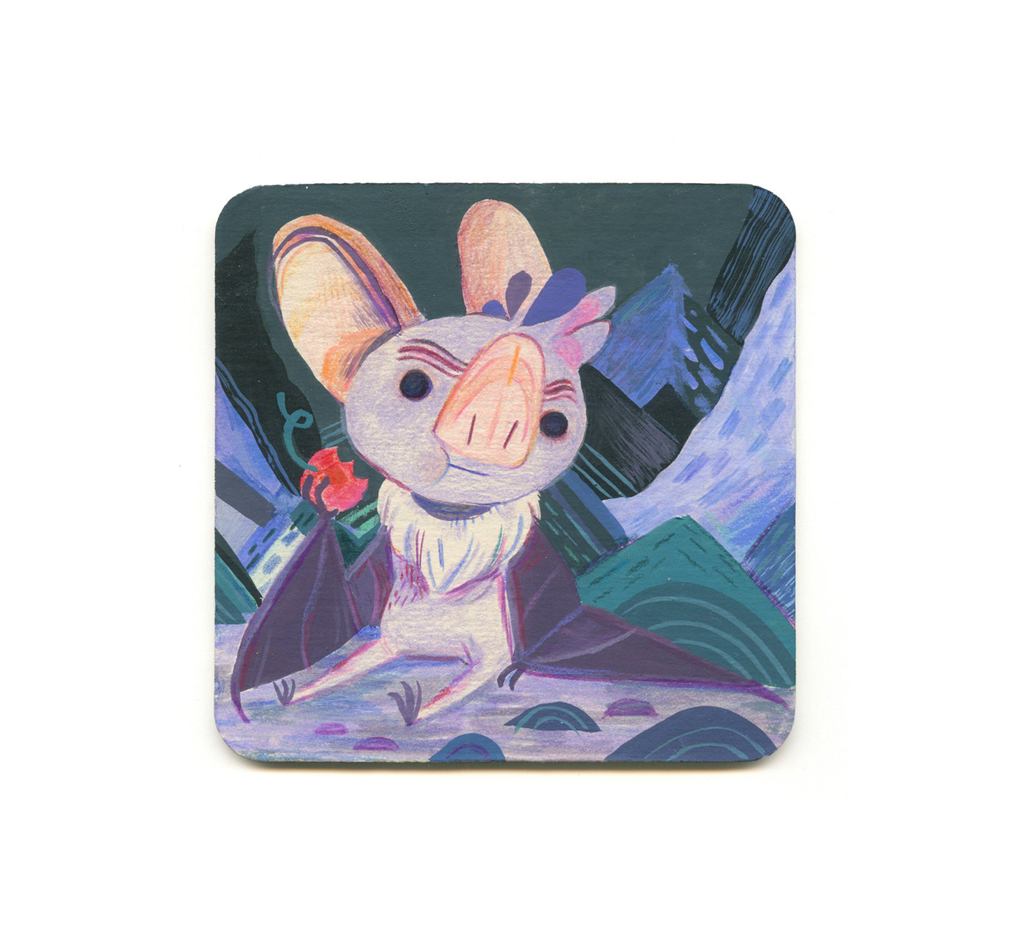 S1 Meg Hunt - Cave Creatures 1 Coaster