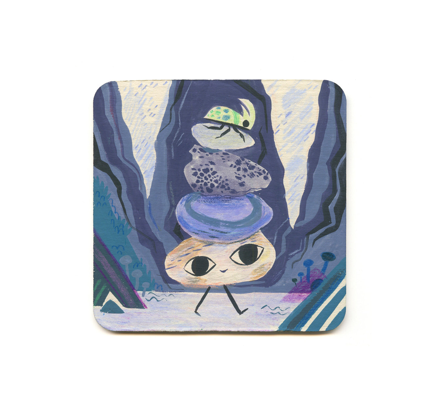 S1 Meg Hunt - Cave Creatures 2 Coaster