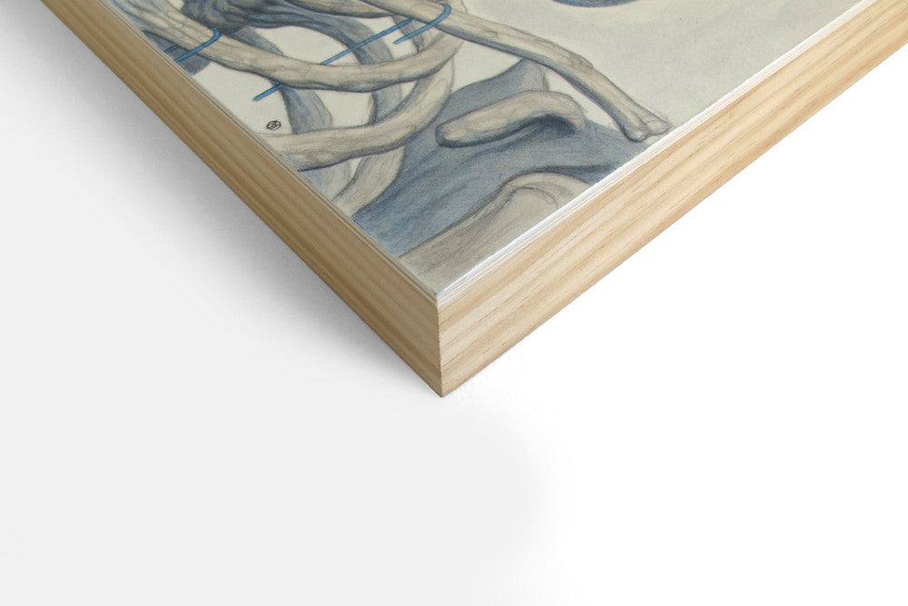 ニック・シーヒー - 爬虫類のいる青い肖像画