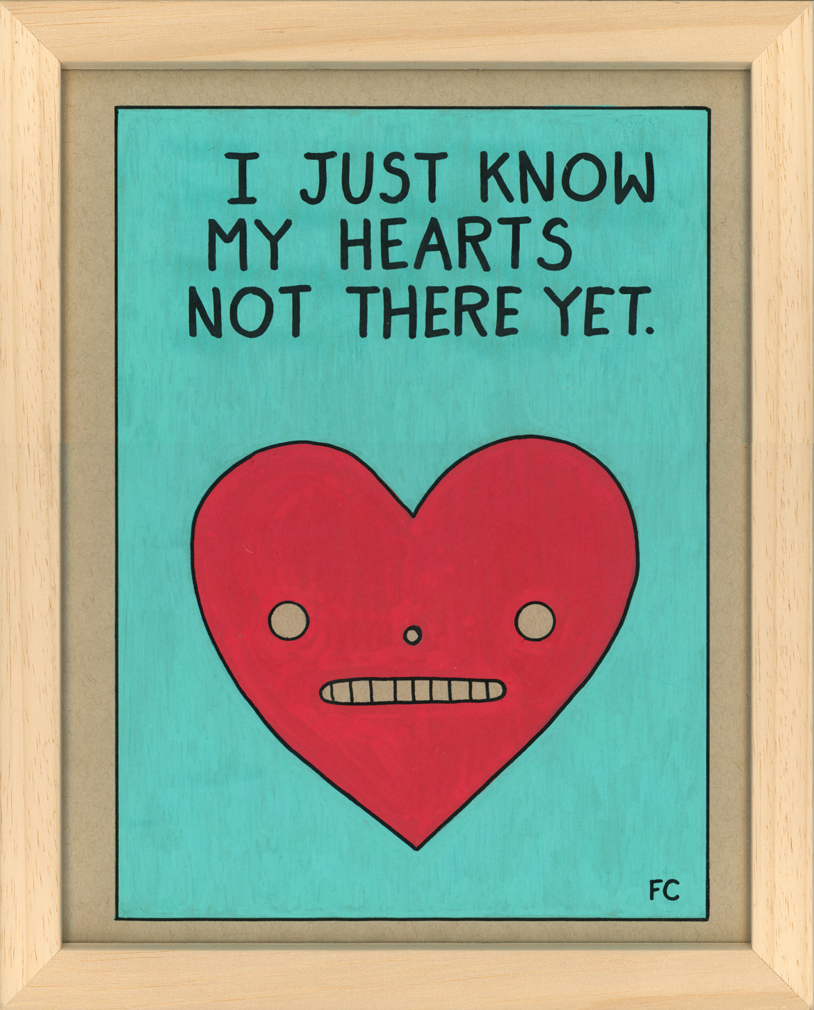 Felicia Chiao - I Just Know My Hearts Not There Yet