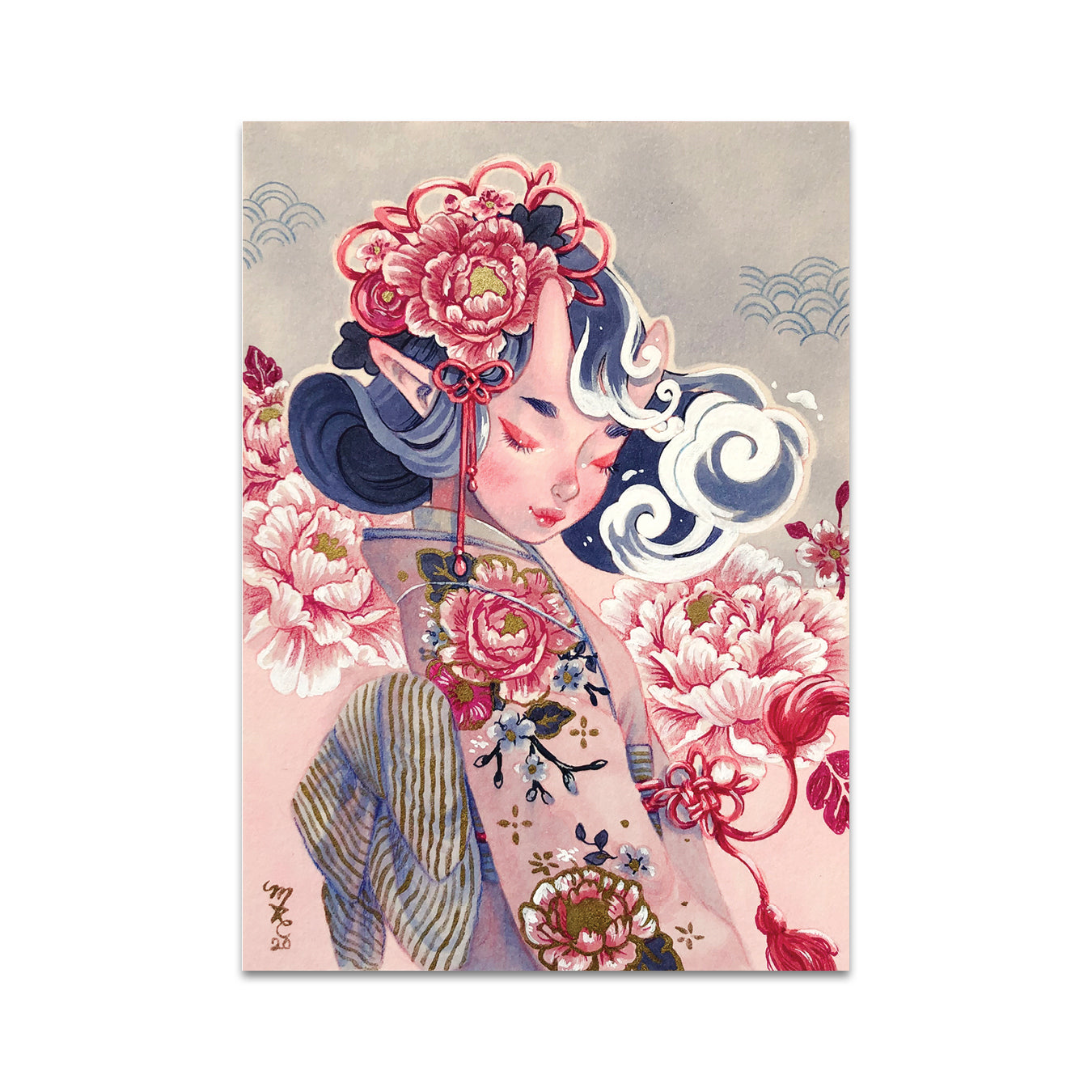 P5 Miss Étoile - 2 Postcard