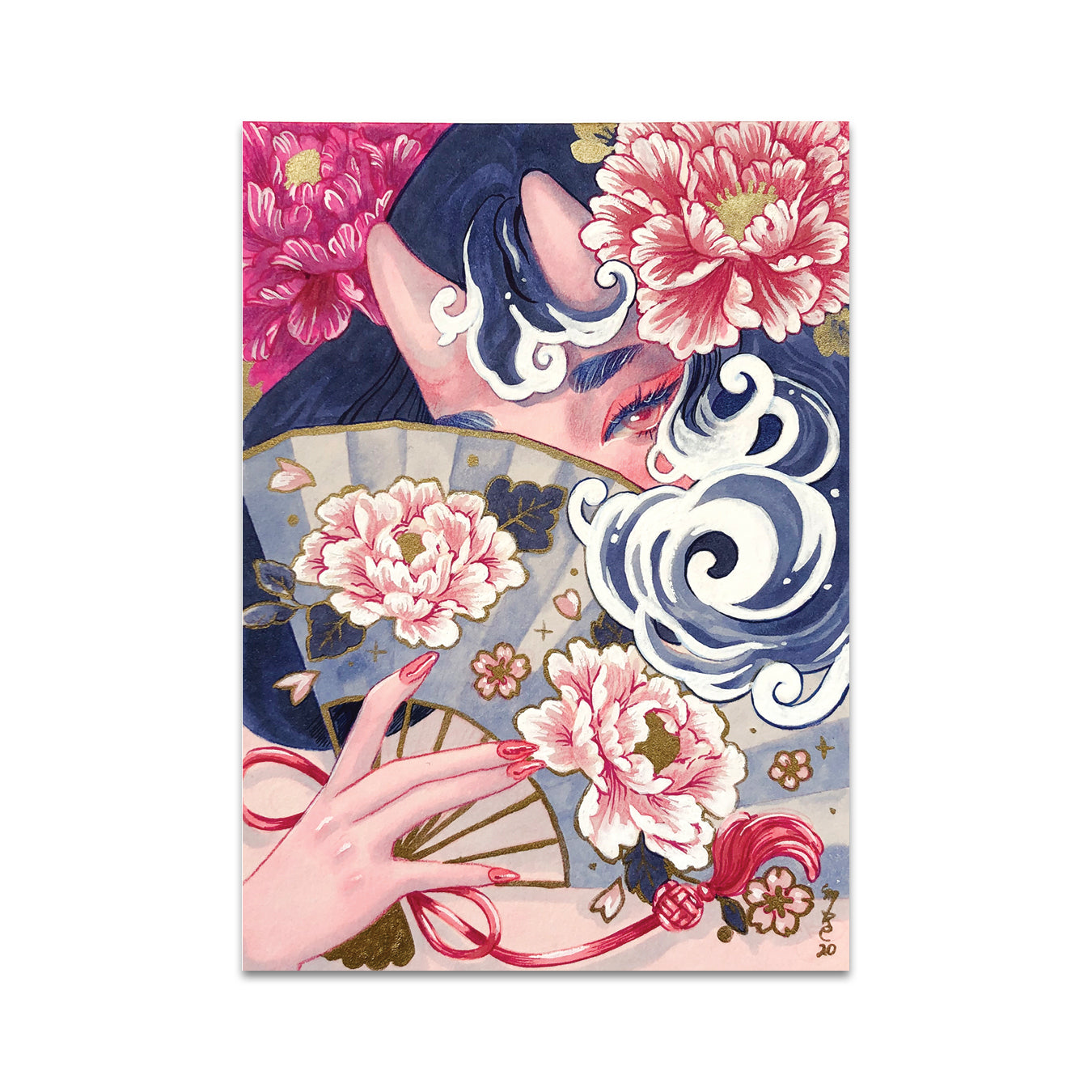 P5 Miss Étoile - 3 Postcard