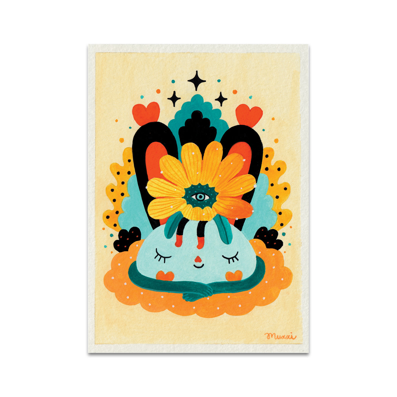 P5 Muxxi - 4 Postcard