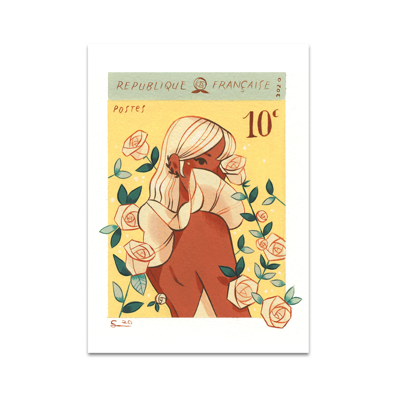 P5 シビュリーヌ・メイネ - ポストカード 2 枚